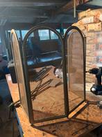 Mooie messing haardscherm - zware kwaliteit, Gebruikt, Overige soorten, Ophalen of Verzenden, Vrijstaand