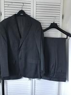 Stijlvol gestreept heren maatpak, maat 52, Kleding | Heren, Kostuums en Colberts, Ophalen, Zo goed als nieuw, Grijs