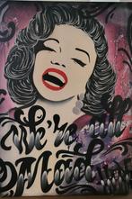 Groot schilderij Merilyn Monroe- Mark van Lieshout, Antiek en Kunst, Ophalen of Verzenden