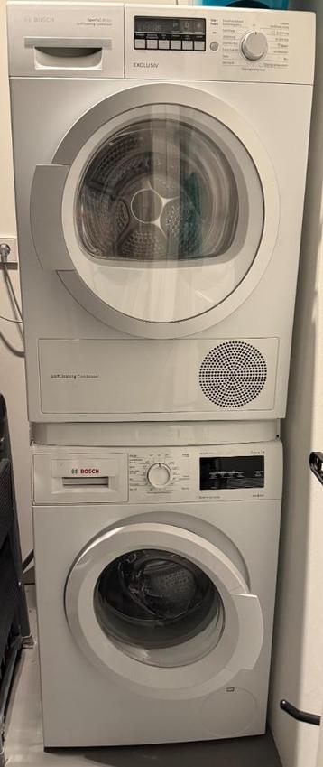 Bosch Exclusiv Wasmachine + Bosch Eco Serie 6 droger  beschikbaar voor biedingen