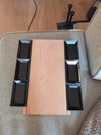 Houten borrel plank met stalen bakjes nieuw en ongebruikt, Verzamelen, Glas en Borrelglaasjes, Ophalen of Verzenden, Nieuw, Overige typen