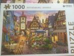 Rebo puzzel 1000 stukjes Rothenburg- Bavaria, Hobby en Vrije tijd, Denksport en Puzzels, Ophalen of Verzenden, 500 t/m 1500 stukjes