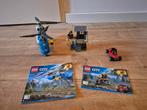 Lego set 60173 politie helicopter, buggy en hut, Ophalen of Verzenden, Zo goed als nieuw, Complete set, Lego