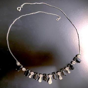 antiek gala collier - onyx stenen  beschikbaar voor biedingen