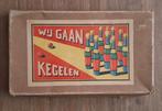 Antiek houten Kegelspel 'Wij Gaan Kegelen', Ophalen of Verzenden