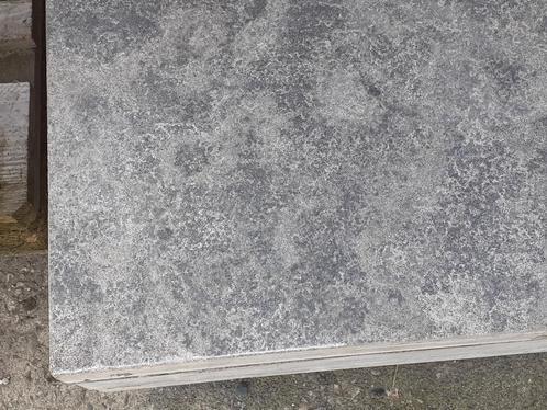 Bleustone tegels, gevlamd, 50×100×5 cm, Tuin en Terras, Tegels en Klinkers, Zo goed als nieuw, Ophalen