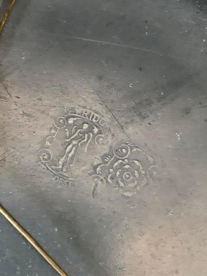 Antiek Tinnen Bord - Koelofsen vermoedelijk uit 1700, Antiek en Kunst, Antiek | Schalen, Ophalen of Verzenden