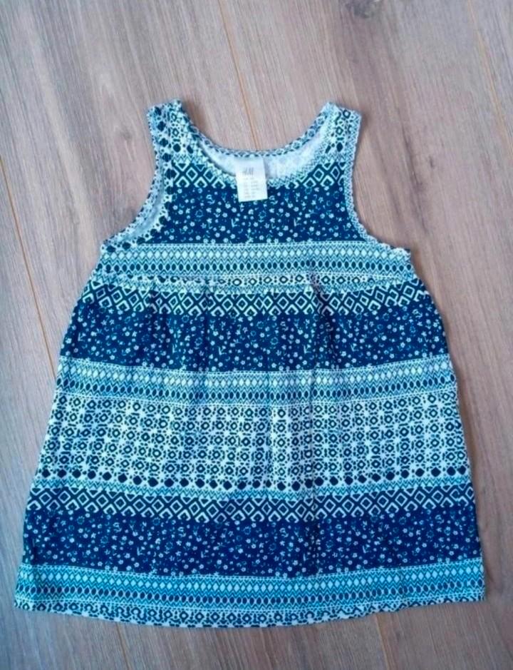 Nieuw! Superlief blauw zomerjurkje van H&M! Maat 68, Kinderen en Baby's, Babykleding | Maat 68, Nieuw, Meisje, Jurkje of Rokje