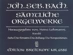 Joh. Seb. Bach - Edition Breitkopf Nr. 6586 - Band 6, Muziek en Instrumenten, Bladmuziek, Orgel, Klassiek, Ophalen of Verzenden