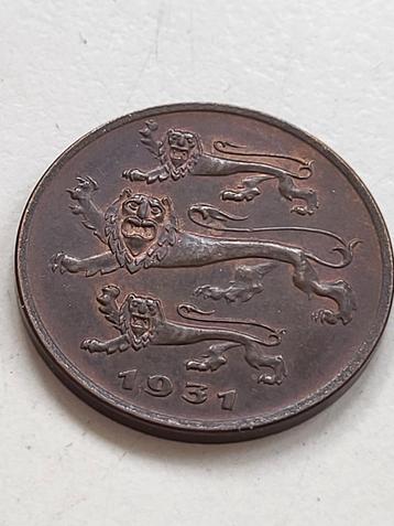 Munt Estland 5 senti 1931 zeer fraai  beschikbaar voor biedingen