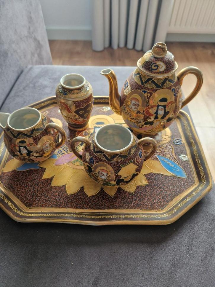 Japans theeservies, Antiek en Kunst, Antiek | Keramiek en Aardewerk, Ophalen of Verzenden