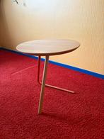 Stijlvol designtafeltje met koperen poot, Ophalen, Zo goed als nieuw