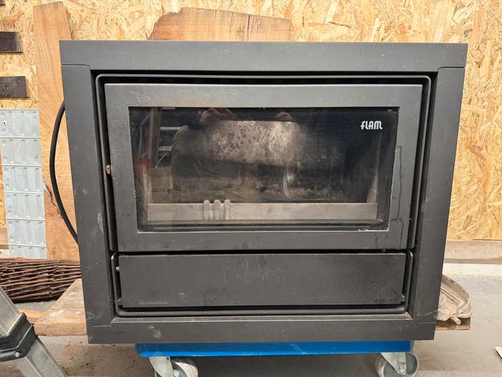 FLAM MT 63/50 (MT+) Kachel, Huis en Inrichting, Kachels, Zo goed als nieuw, Inbouw, Houtkachel, Hout, Ophalen
