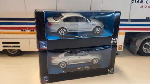 New Ray BMW M5 E60 Silver, Hobby en Vrije tijd, Modelauto's | 1:43, Zo goed als nieuw, Auto, Overige merken, Ophalen of Verzenden