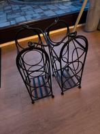 2 wijnrekken. Geschikt voor 3 flessen per rek, Huis en Inrichting, Woonaccessoires | Wijnrekken, Ophalen, Gebruikt, Minder dan 5 flessen