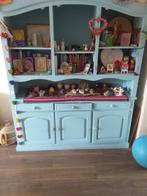 Mooie lichtblauwe buffetkast te koop, Ophalen, Gebruikt, 150 tot 200 cm, 150 tot 200 cm