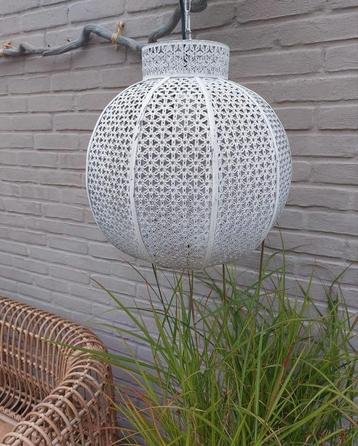 Oosterse Hanglamp wit metaal Lamp Marrakech sfeervol Nieuw beschikbaar voor biedingen