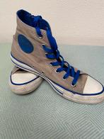 Converse All Stars Maat 8 - Beige/Blauw, Beige, Ophalen of Verzenden, Sneakers of Gympen, Gedragen