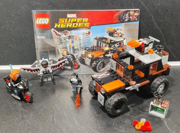 LEGO set 76050 – Crossbones’ Hazard Heist – Compleet!, Kinderen en Baby's, Speelgoed | Duplo en Lego, Zo goed als nieuw, Lego