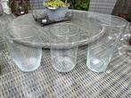 3 glazen vazen, Overige kleuren, Ophalen of Verzenden, Minder dan 50 cm, Glas