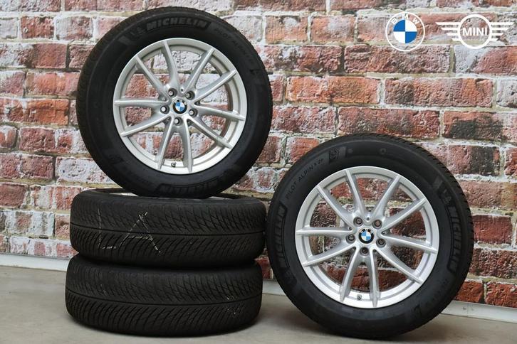 Gebruikte winterset BMW X3 & X4 G01/G02 Styling 618 18 inch, Auto-onderdelen, Banden en Velgen, Banden en Velgen, Winterbanden