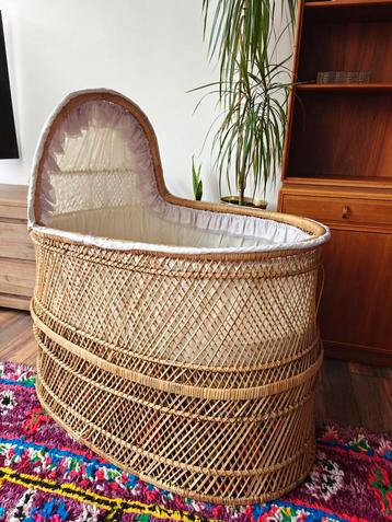 Rotan wiegje ibiza boho beschikbaar voor biedingen