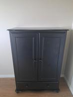 Zwarte kast, Kinderen en Baby's, Kinderkamer | Commodes en Kasten, Ophalen, Gebruikt, Kast, 50 tot 70 cm