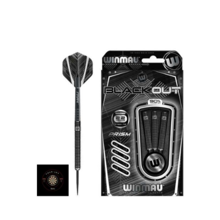 Winmau Blackout NT - 90% dartpijlen, Sport en Fitness, Darts, Nieuw, Pijlen, Ophalen of Verzenden