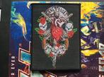 GUNS N' ROSES vrij zeldzame 1991 Heart patch 11 zilver print, Verzenden, Nieuw, Kleding