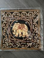 Decoratief Kussen met Olifant, Huis en Inrichting, Ophalen of Verzenden, Nieuw, Zwart, Stof