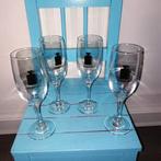 Amaretto Disaronno hoge glazen op voet set van 4 stuks, Ophalen, Glas of Glazen, Overige stijlen, Glas