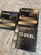 3 stuks MAXELL tapes/banden 35-180B  igs, Audio, Tv en Foto, Bandrecorders, Ophalen of Verzenden, Onderdeel, Met banden