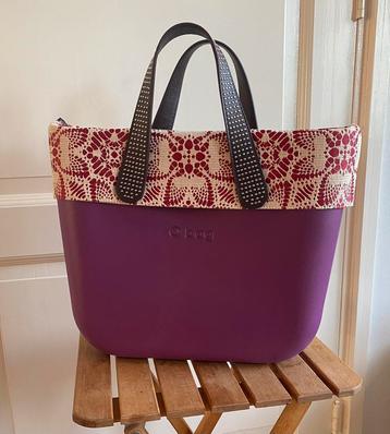 rood/beige bordo met rits voor de o-bag classic beschikbaar voor biedingen
