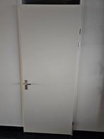 TE KOOP WITTE OPDEKDEUR 233X95.5 CM ZEER NETTE STAAT, Ophalen, 80 tot 100 cm, 215 cm of meer, Binnendeur