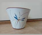 Antieke Bloempot Pottery Boonstra Holland met Libelle motief, Ophalen of Verzenden