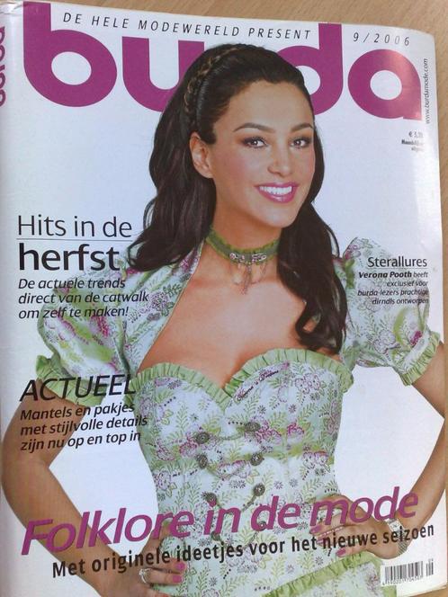 Burda september nr. 9 / 2006 ,extra folkloremode, Hobby en Vrije tijd, Kledingpatronen, Nieuw, Vrouw, Burda, Verzenden