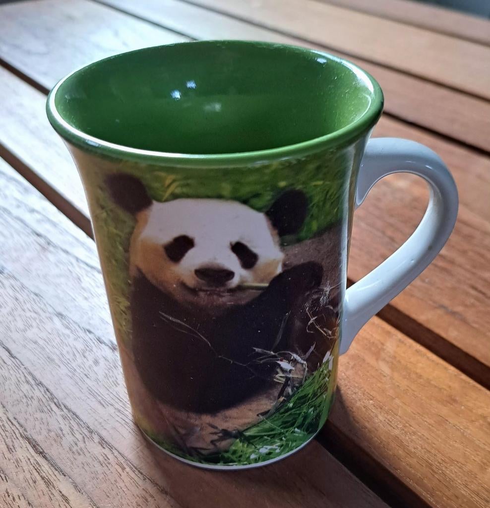 Wereld Natuurfonds mok panda, Huis en Inrichting, Keuken | Servies, Gebruikt, Ophalen of Verzenden, Overige stijlen, Kop(pen) en/of Schotel(s)