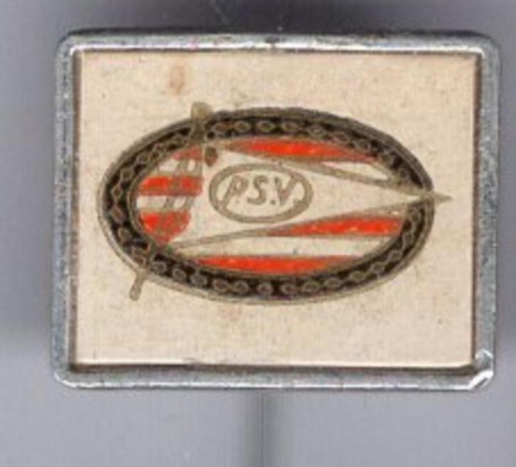 PSV P.S.V. papier aluminium voetbalclub speldje ( Y_039 ), Verzamelen, Speldjes, Pins en Buttons, Zo goed als nieuw, Speldje of Pin