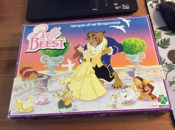 Belle en het Beest, vintage bordspel van Selecta 1990 beschikbaar voor biedingen