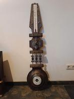 Antieke barometer met thermometer, Ophalen of Verzenden