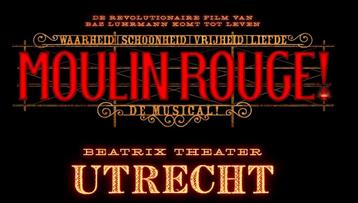 2 (E)tickets Moulin Rouge 5 oktober utrecht incl koffie enz beschikbaar voor biedingen