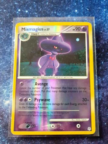 Pokémon kaart Mismagius reverse #10 Diamond & Pearl  beschikbaar voor biedingen