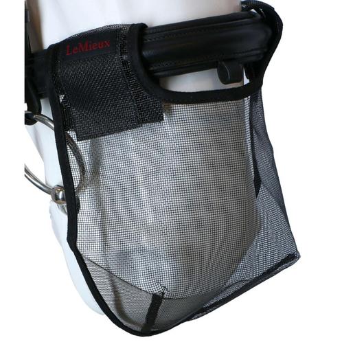 LeMieux neusnetje (nose filter) maat M zwart 2x, Dieren en Toebehoren, Paarden en Pony's | Beschermers, Zo goed als nieuw, Rijden
