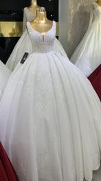 Prachtige Trouwjurk van Gelinlik21 (Duisburg) te koop, Kleding | Dames, Trouwkleding en Trouwaccessoires, Trouwjurk, Wit, Zo goed als nieuw