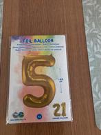 Nieuw folie cijfers ballon, Ophalen of Verzenden, Nieuw, Versiering, Verjaardag