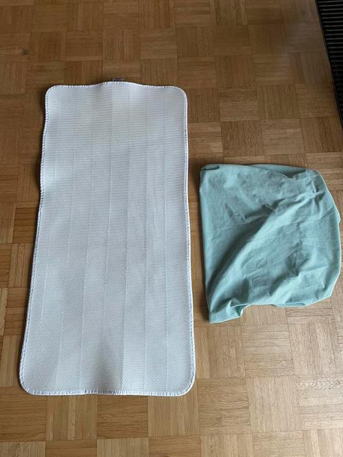 Aerosleep topper + Aerosleep hoeslaken mintgroen, Kinderen en Baby's, Kinderkamer | Beddengoed, Zo goed als nieuw, Overige typen