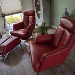 Complete zitset Xoon, Huis en Inrichting, Stoelen, Ophalen, Twee, Leer, Zo goed als nieuw