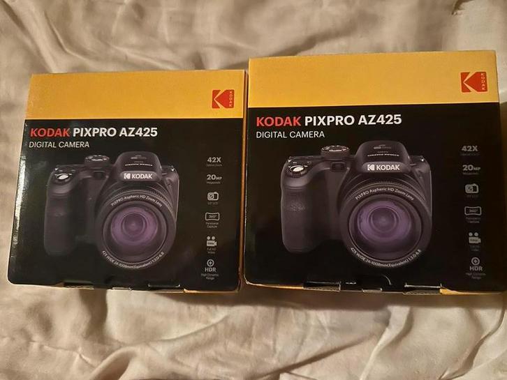 Kodak Pixpro AZ425 - Compactcamera - Zwart (ongeopend), Audio, Tv en Foto, Fotocamera's Digitaal, Zo goed als nieuw, Kodak, 8 keer of meer