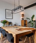 Industriële hanglamp - zwart frame - 5xE27 - zonder glas, Ophalen of Verzenden, Zo goed als nieuw, Metaal, 75 cm of meer