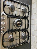 Boretti 5 pits gaskookplaat met wokbrander, Witgoed en Apparatuur, Kookplaten, 5 kookzones of meer, Gebruikt, Ophalen of Verzenden